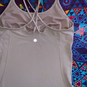 LULULEMON CROSS STRAP SUPPORT TANK- SIZE M
